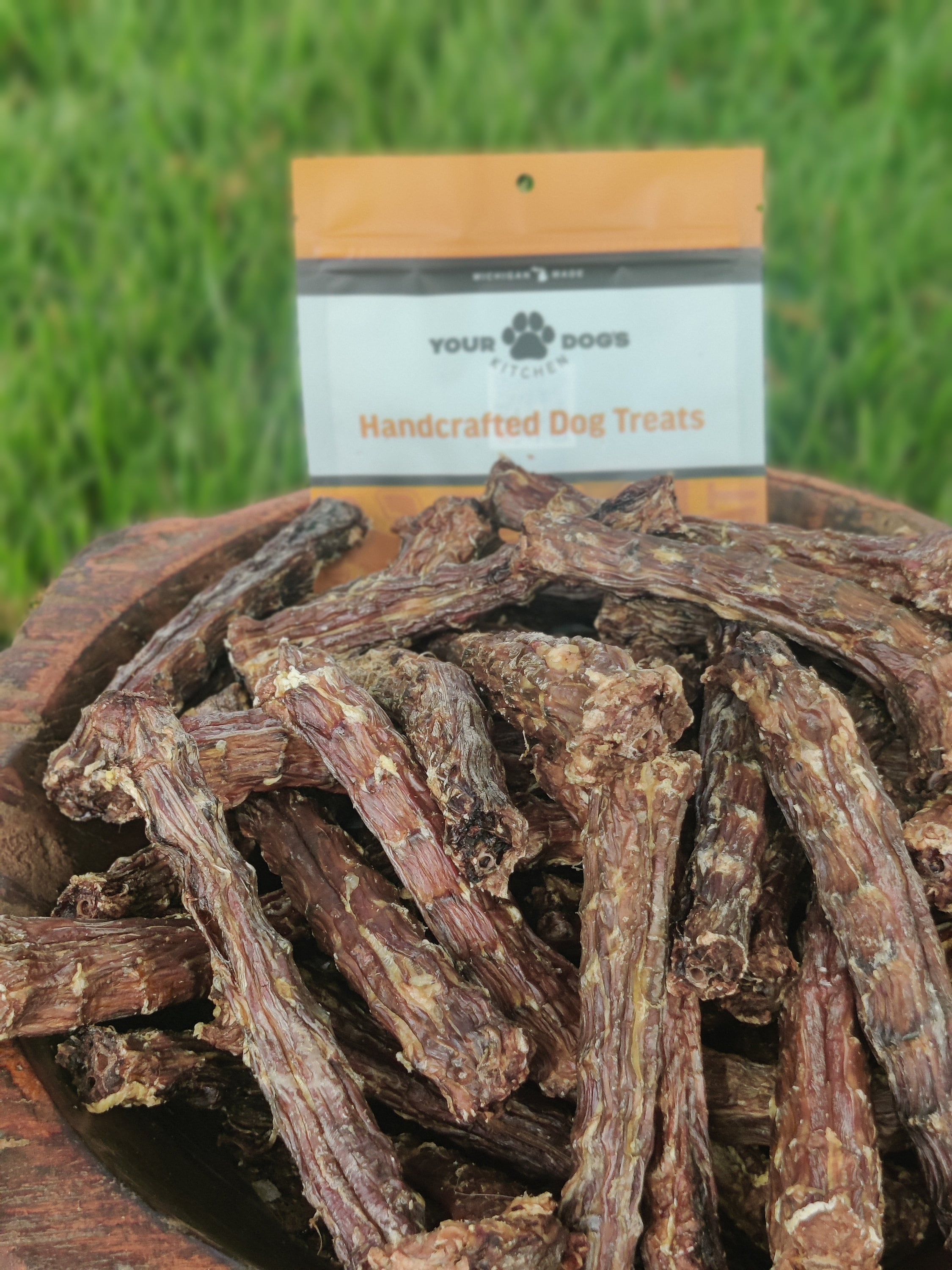 Crunchy Duck Neck Dehydrated Treats for Dogs ( 5 pieces)