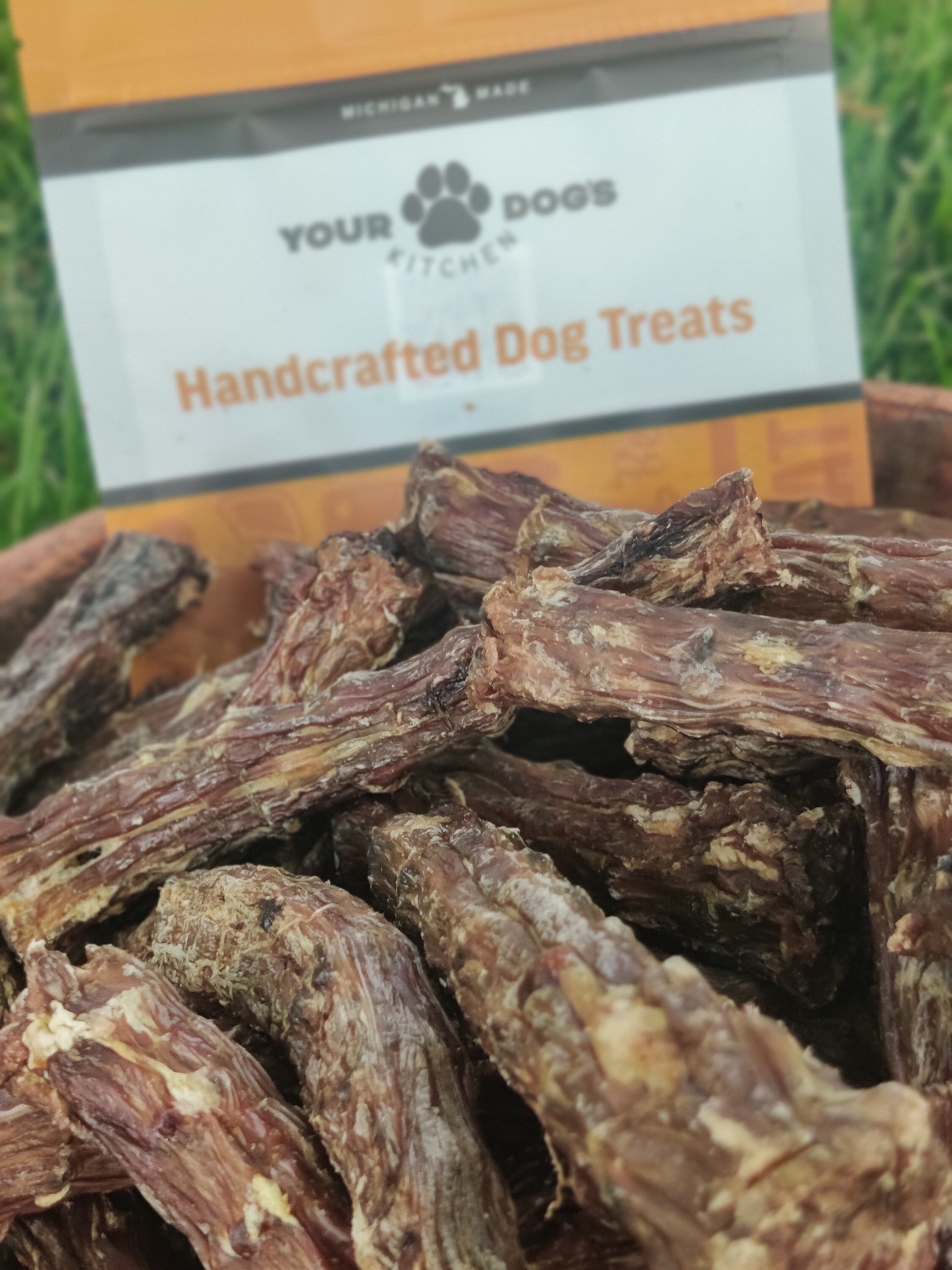 Crunchy Duck Neck Dehydrated Treats for Dogs ( 5 pieces)
