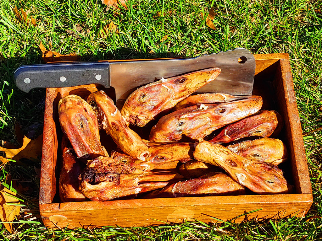 10 Pack ~ Dehydrated Duck Heads